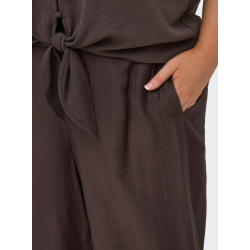 ONLY CARMAKOMA  Joanna Wide Bukser - Chocolate Martini