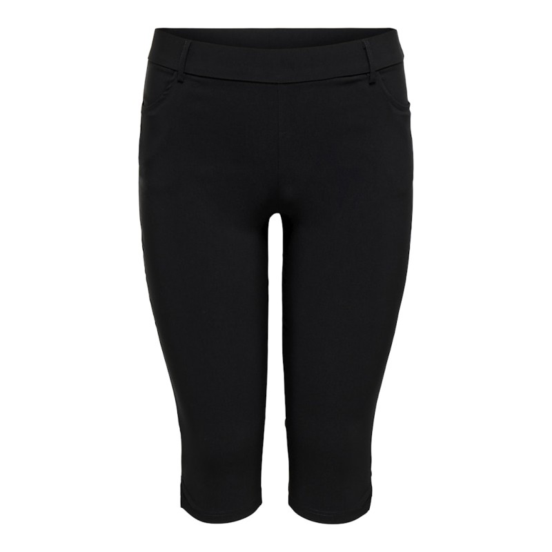 ONLY CARMAKOMA Gabby knæbukser - Sort