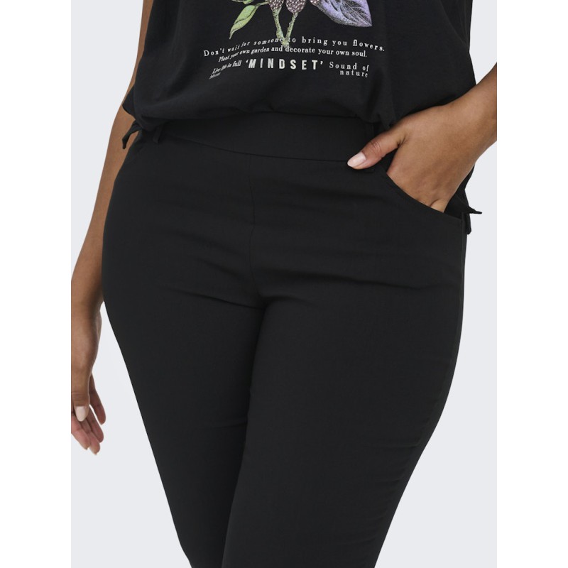 ONLY CARMAKOMA Gabby knæbukser - Sort