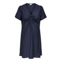 ONLY CARMAKOMA Cecilia kortærmet kjole - Navy Blazer