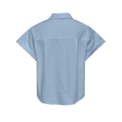 ONLY Keri Kortærmet Foldet Skjorte - Cashmere Blue