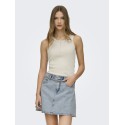 ONLY Val 2-Way Tank Top - Pumice Stone