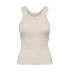 ONLY Val 2-Way Tank Top - Pumice Stone