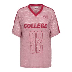 ONLY CARMAKOMA Kia kortærmet blonde t-shirt - Romance Rose