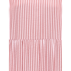 ONLY Bari Stribet kortærmet Midi kjole - Romance Rose