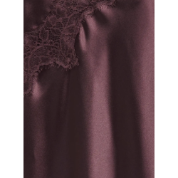 ONLY Bella Strop satin blonde kjole - Chocolate torte