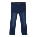 NAME IT Baby/Mini Salli Sweat Leggings - Dark Blue Denim