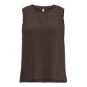 ONLY Lian Kortærmet blonde croptop - Shopping Bag