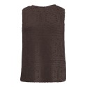 ONLY Lian Kortærmet blonde croptop - Shopping Bag