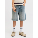 JACK & JONES JUNIOR Alex Baggy Shorts - Blue Denim SQ 071