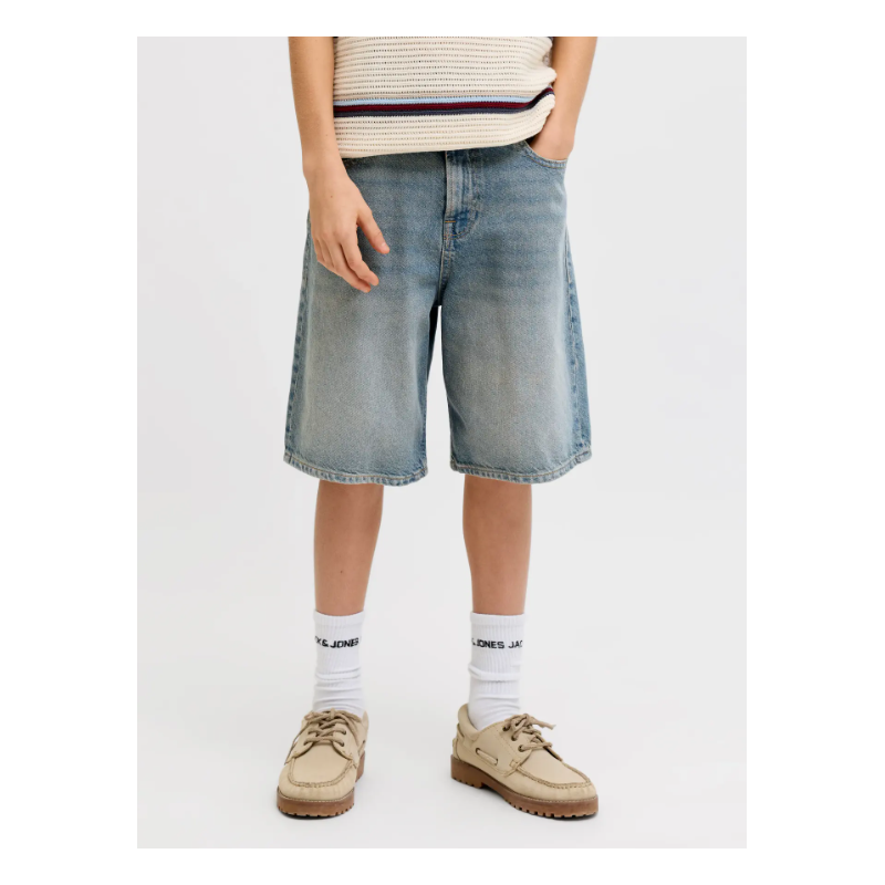 JACK & JONES JUNIOR Alex Baggy Shorts - Blue Denim SQ 071