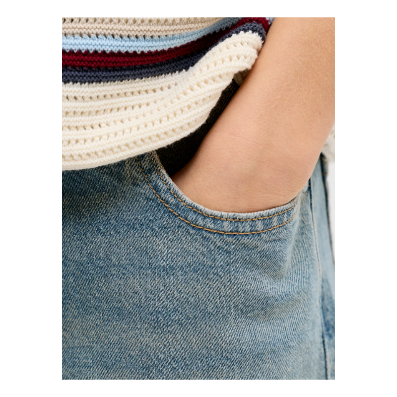 JACK & JONES JUNIOR Alex Baggy Shorts - Blue Denim SQ 071