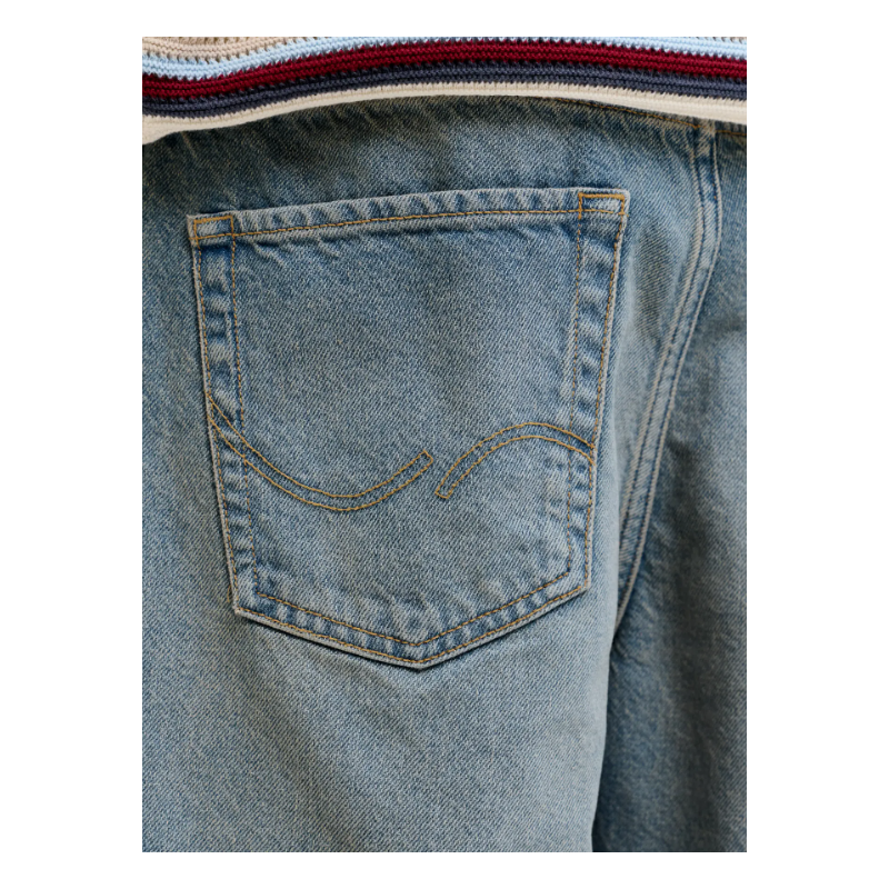 JACK & JONES JUNIOR Alex Baggy Shorts - Blue Denim SQ 071