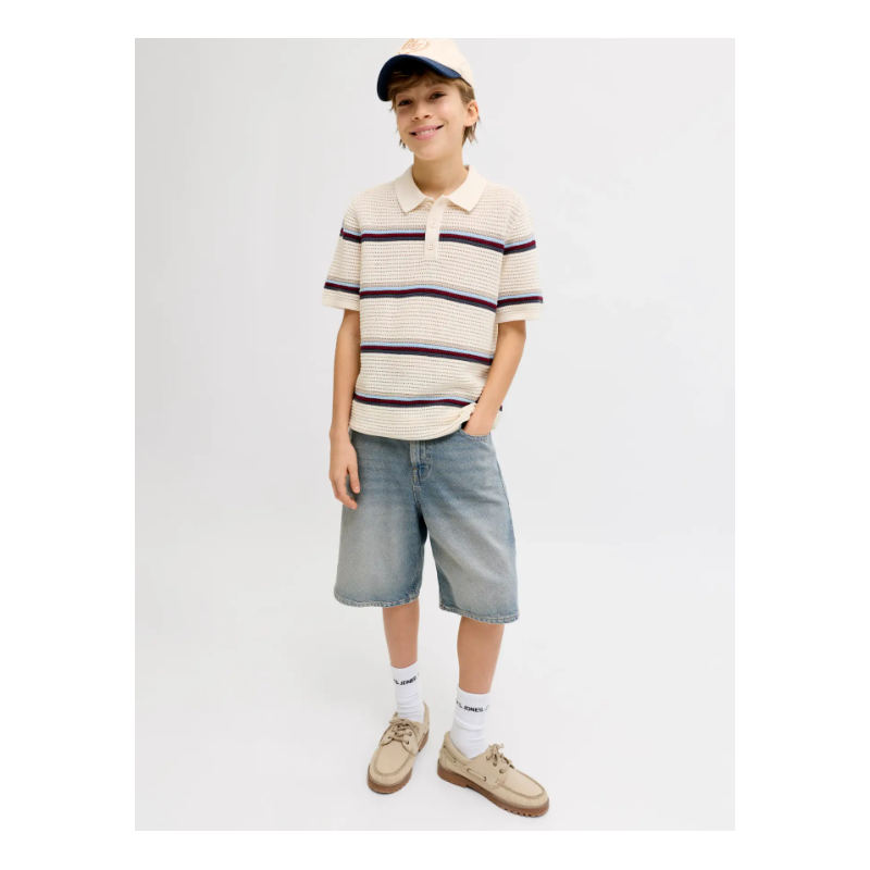 JACK & JONES JUNIOR Alex Baggy Shorts - Blue Denim SQ 071