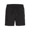 JACK & JONES JUNIOR Maui wave logo badeshorts - Black
