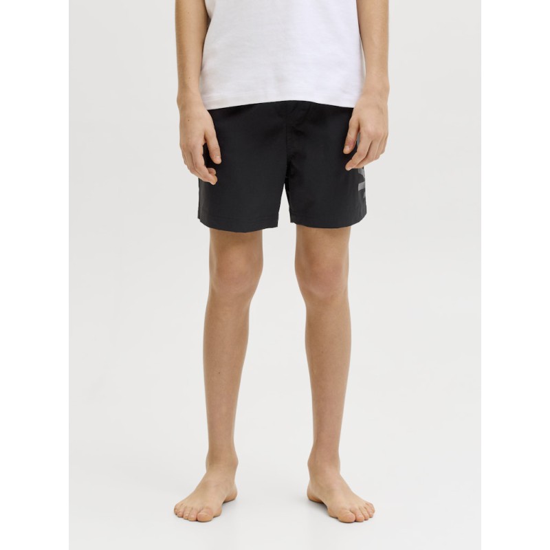 JACK & JONES JUNIOR Maui wave logo badeshorts - Black