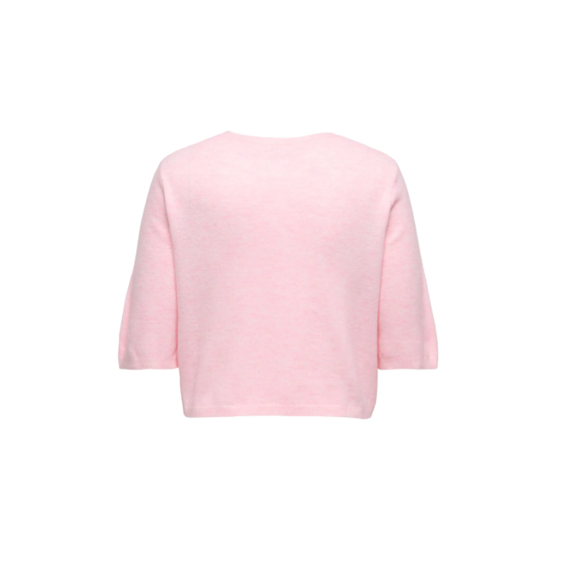 ONLY CARMAKOMA Viola Kortærmet strik cardigan - Pale Lilac