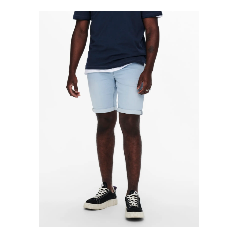 ONLY & SONS Jog 8587 Denim shorts - Blue Denim