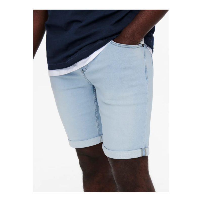 ONLY & SONS Jog 8587 Denim shorts - Blue Denim