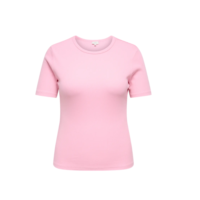 ONLY CARMAKOMA kortærmet t-shirt - Romance Rose