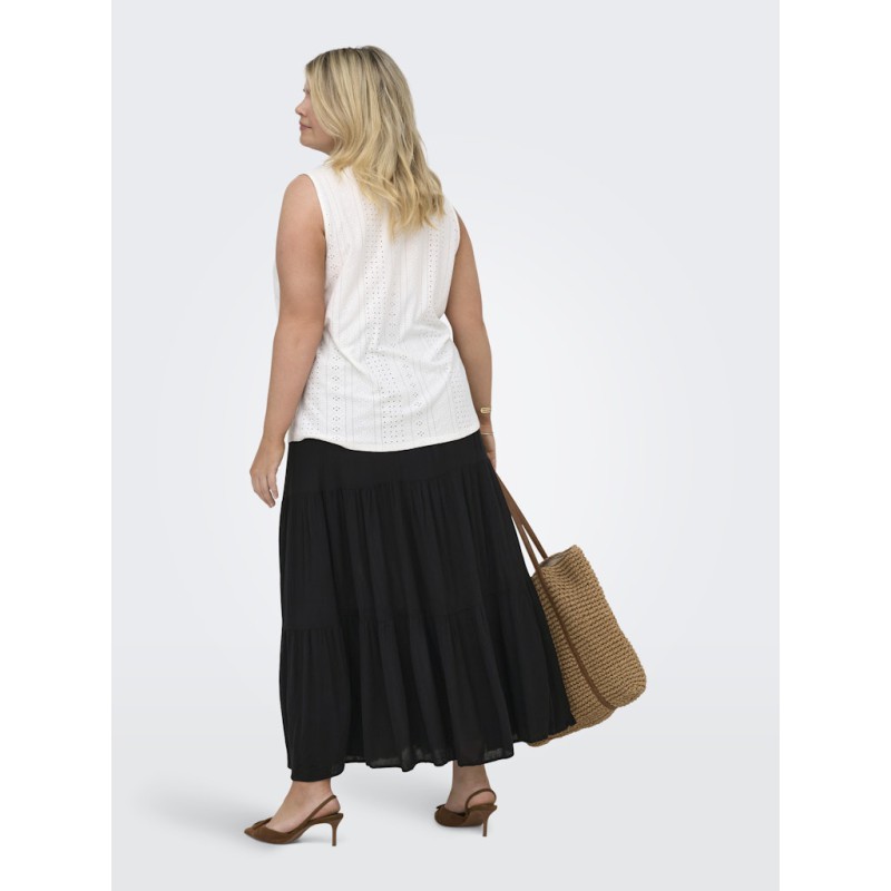 ONLY CARMAKOMA Mikka lang nederdel - Black