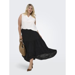 ONLY CARMAKOMA Mikka lang nederdel - Black