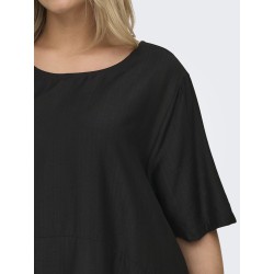 ONLY CARMAKOMA Johanna kortærmet kjole - Mermaid