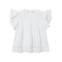 NAME IT KIDS Faride kortærmet top - Bright white