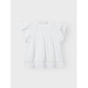 NAME IT KIDS Faride kortærmet top - Bright white