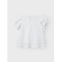 NAME IT KIDS Faride kortærmet top - Bright white