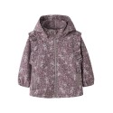 NAME IT MINI Alfa08 Sofshell Jakke - Grape Shake / Floral