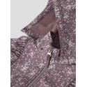 NAME IT MINI Alfa08 Sofshell Jakke - Grape Shake / Floral