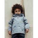 NAME IT Mini Alfa08 Softshell Jakke - Flint Stone