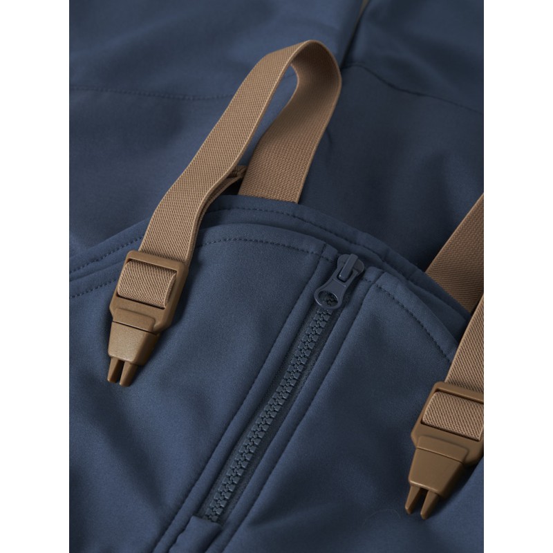 NAME IT Mini Alfa08 Softshell Bib Bukser - Dark Sapphire