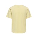 JDY May Pisa Kortærmet Print T-shirt - Double Cream