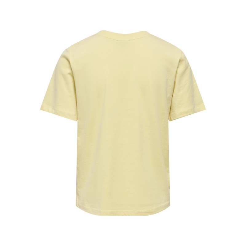 JDY May Pisa Kortærmet Print T-shirt - Double Cream