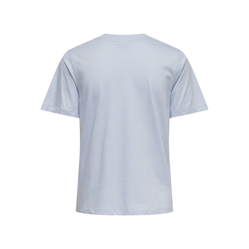 JDY May Pisa Kortærmet Print T-shirt - Kentucky Blue