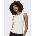 JDY Aya Strikket Tank Top - Cloud Dancer