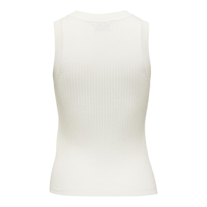 JDY Aya Strikket Tank Top - Cloud Dancer