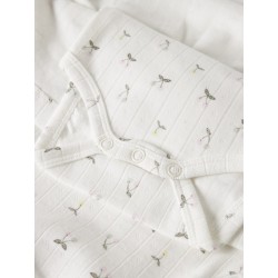 NAME IT Baby FiCherry Langærmet Bodystocking Kjole - Cloud Dancer