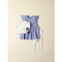NAME IT Baby FiCherry Leggings - Cloud Dancer