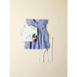 NAME IT Baby FiCherry Leggings - Cloud Dancer