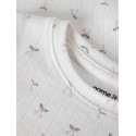 NAME IT Mini FiCherry Langærmet Slim Bluse - Cloud Dancer