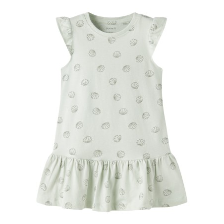 NAME IT Mini Vida Capsl Kjole - Pale Aqua