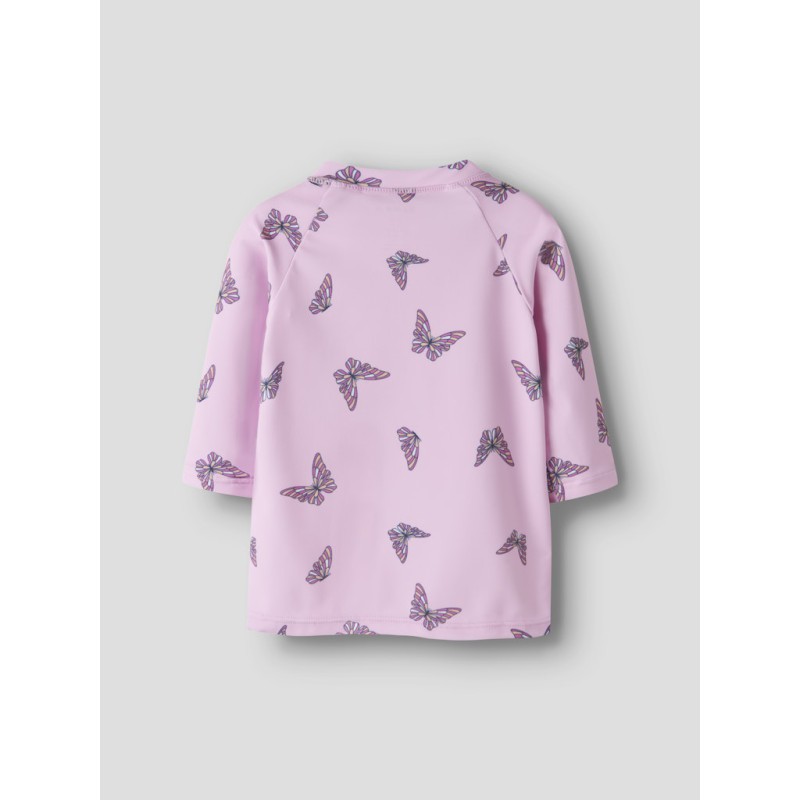 NAME IT Mini Zippa 3/4 UV Svømme Bluse - Pirouette