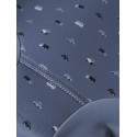 NAME IT Mini Zippo Badeshorts med Skjold - Vintage Indigo