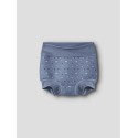 NAME IT Mini Zippo Badeshorts med Skjold - Vintage Indigo