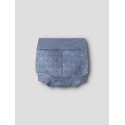 NAME IT Mini Zippo Badeshorts med Skjold - Vintage Indigo
