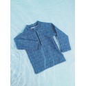 NAME IT Mini Zippo 3/4 Uv Svømme Bluse - Vintage Indigo