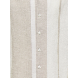 ONLY & SONS JUNIOR Caiden Kortærmet Hør Skjorte - Vintage Khaki